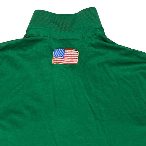 Polo Ralph Lauren Polo Shirt Men's Large Green Golf Performance Ryder Cup 2016 - Picture 9 of 16